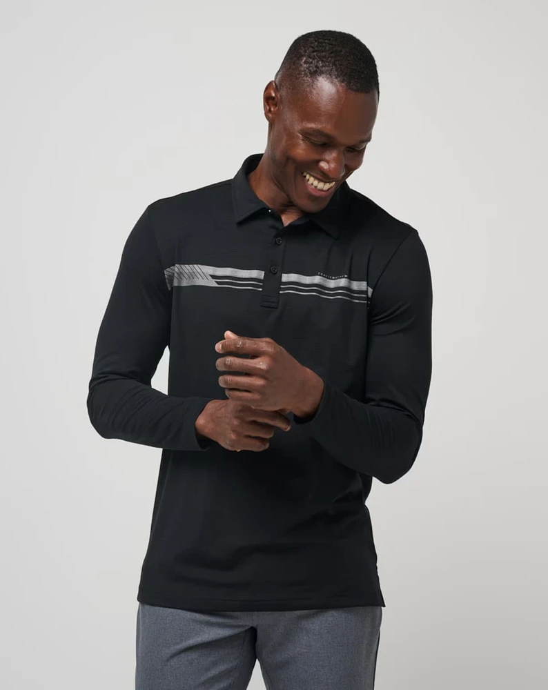 Course Mapper Long Sleeve Polo