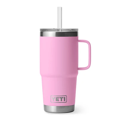 Rambler 25 oz Straw Mug Power Pink