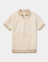 Robles Knit Jacquard Polo