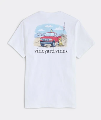 Truck On The Beach Short Sleeve Tee