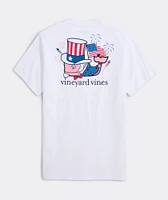 Uncle Sam Whale Short Sleeve Tee