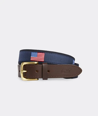 Flag Canvas Club Belt