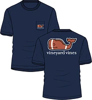 Football Whale Short Sleeve Pocket Tee