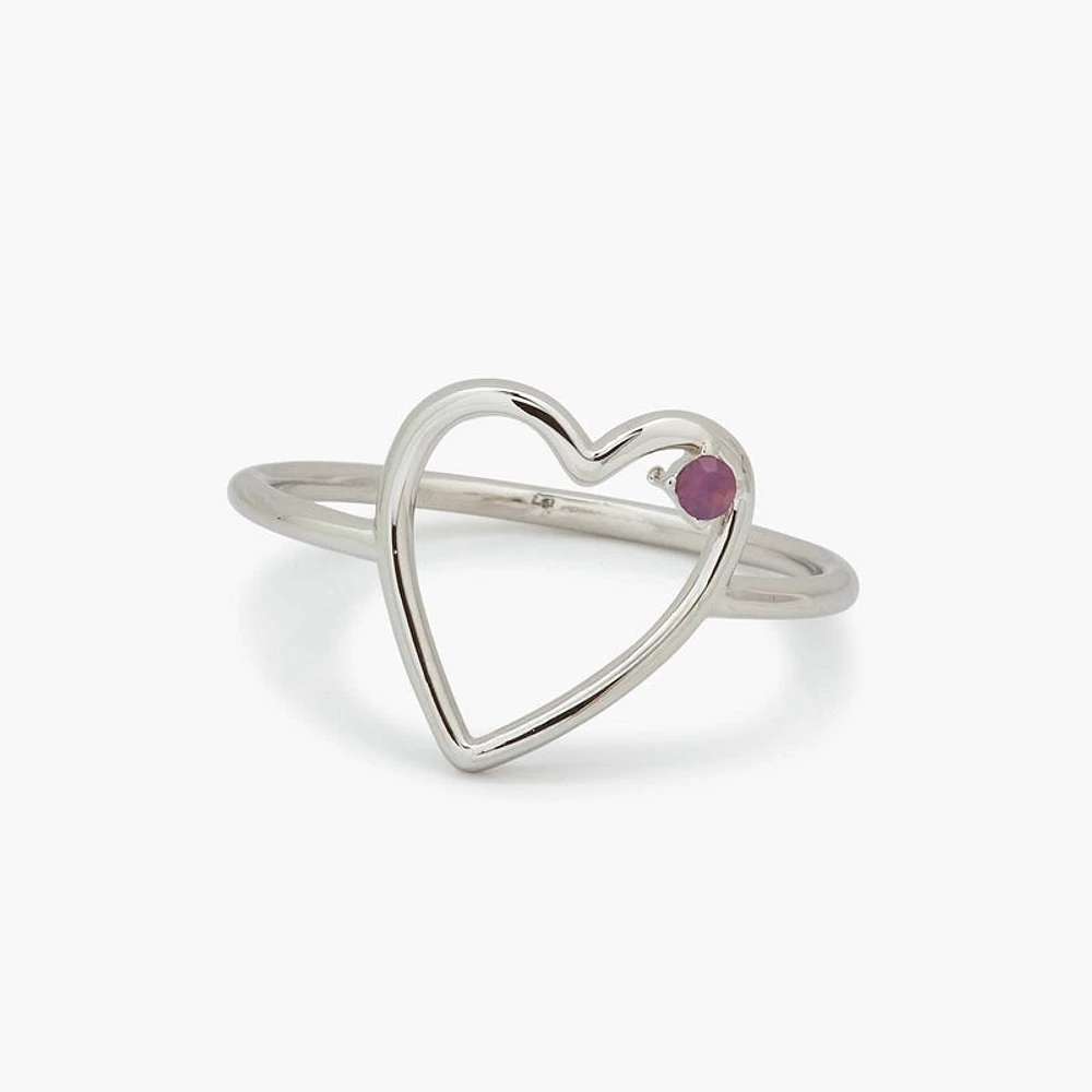 Sweetheart Stone Ring