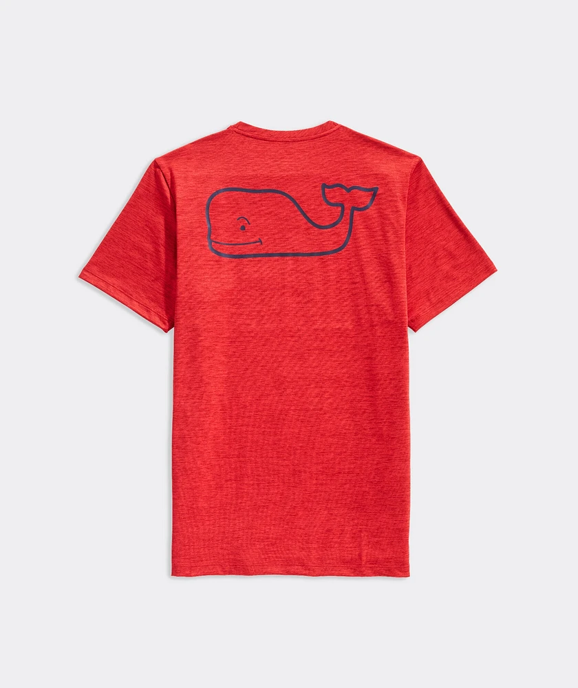 Men's Whale Logo Short Sleeve Harbor Performance Tee