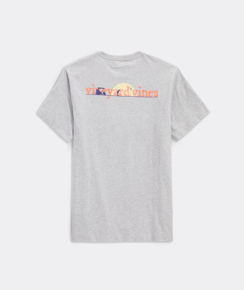 Cart Sunset Short Sleeve