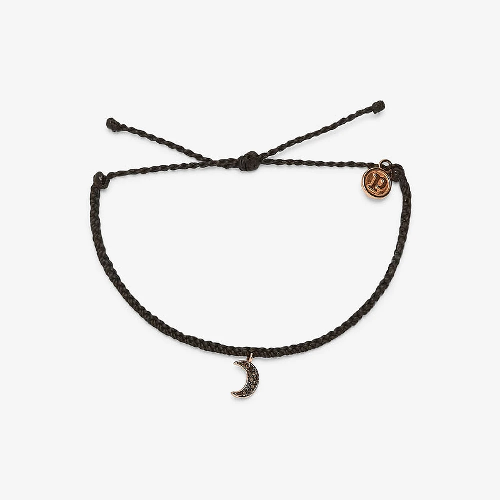 Dark Moon Rose Gold Bracelet Black