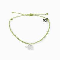 Elephant Doublemint Silver Bracelet