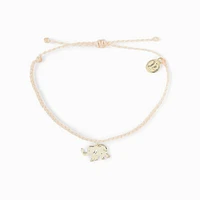 Elephant Vanilla Gold Bracelet