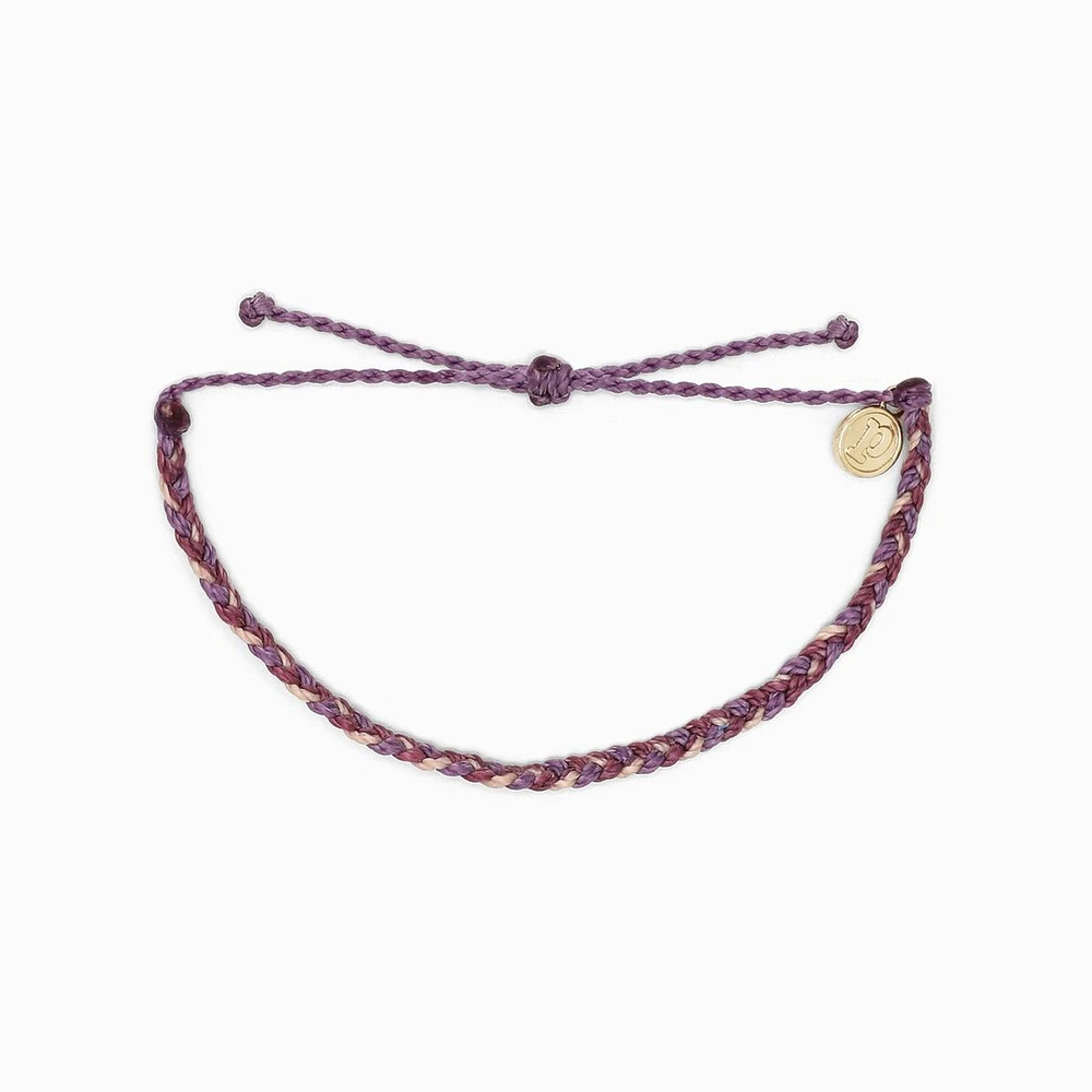 Mini Braided Multi Bracelet Purple