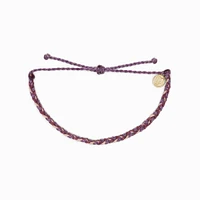 Mini Braided Multi Bracelet Purple