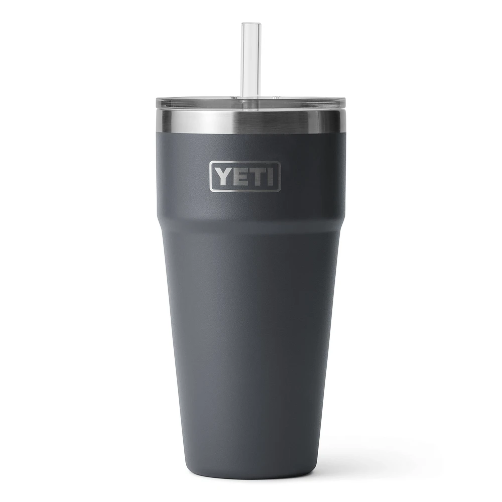 Rambler 26 oz Straw Cup Charcoal