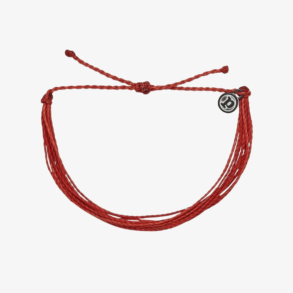 Red Bright Solid Bracelet