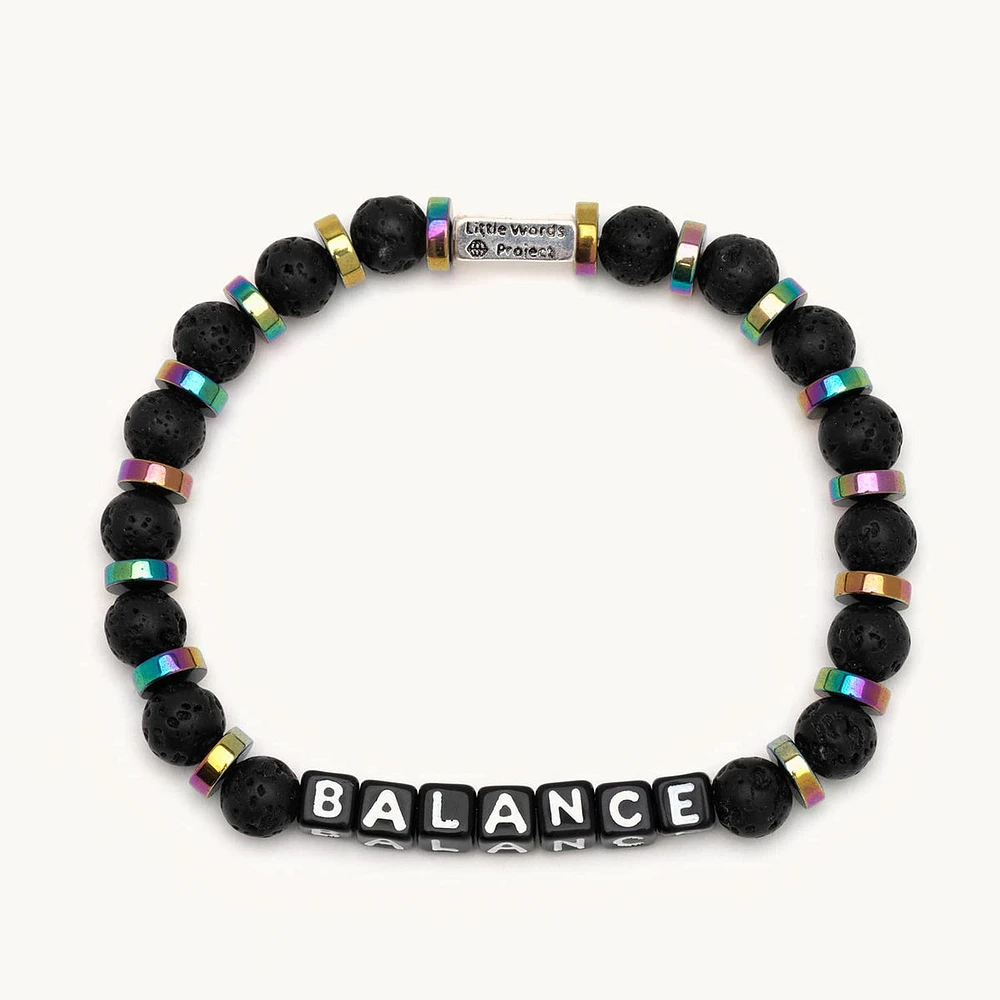 Men's Balance Black Bracelet M/L