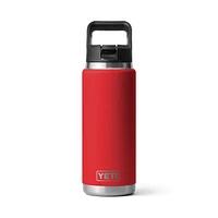 Rambler 26 oz Straw Bottle Rescue Red