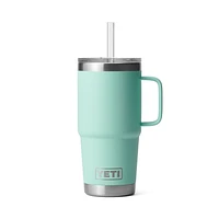 Rambler 25 oz Straw Mug Seafoam