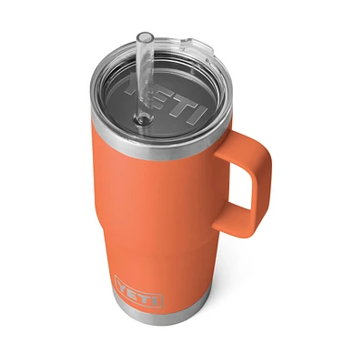 Rambler 25 oz Straw Mug High Desert Clay