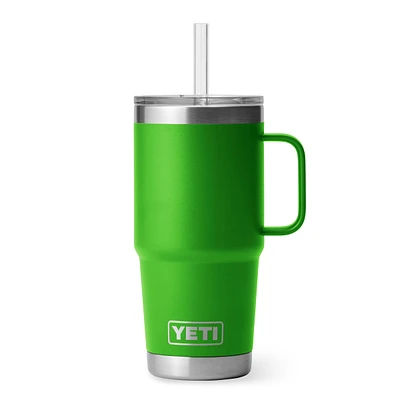 Rambler 25 oz Straw Mug Canopy Green