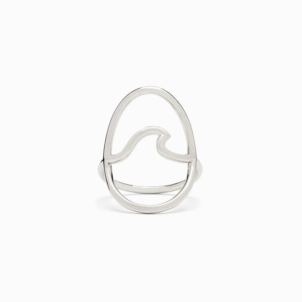 Large Wave Ring - Size 6