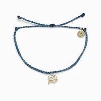 Dusty Blue On The Road Gold Bracelet