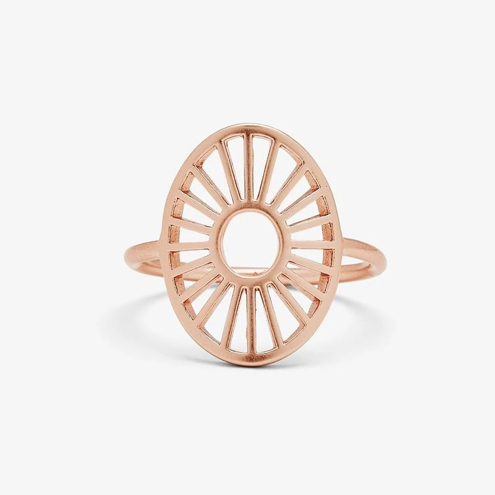 Sunburst Ring Rose Gold