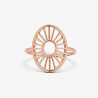 Sunburst Ring Rose Gold