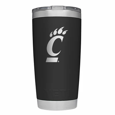 Rambler 20 oz Black - University of Cincinnati
