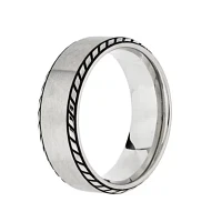 8MM Stainless Steel Wedding Band