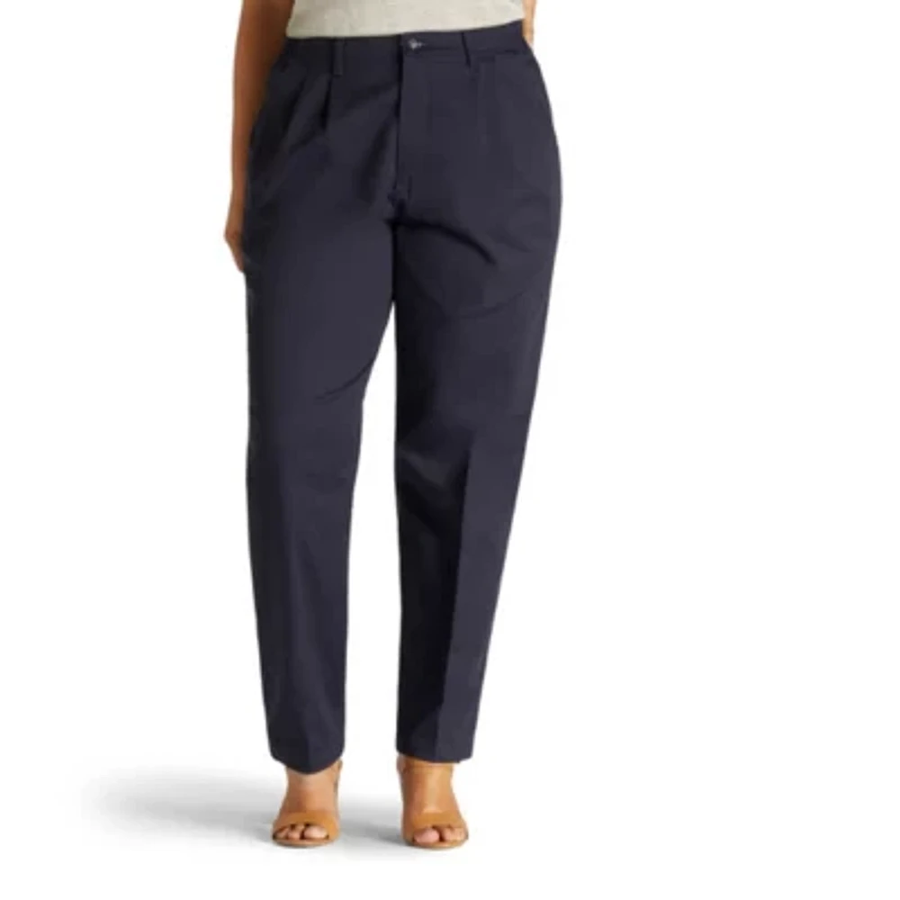 Lee® Side-Elastic Twill Pants - Plus