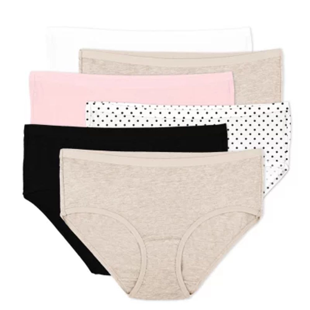 Fruit of the Loom Women's Low-Rise Hipster Underwear, 6 Pack