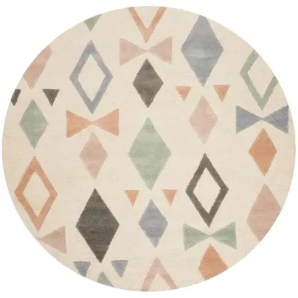 Safavieh Kids Collection Myron Geometric Round Area Rug