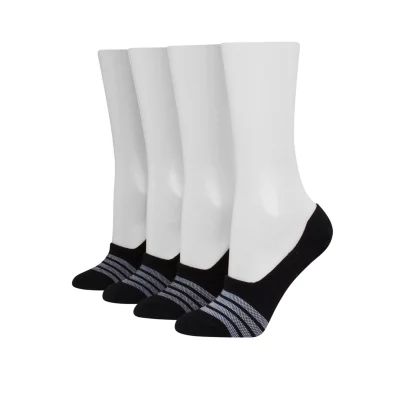 Hanes Ultimate Soft And Lightweight 4 Pair Breathable Liner Socks - Womens