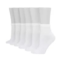 Hanes Ultimate Soft And Cushioned 6 Pair Plus Tall Quarter Ankle Socks Womens