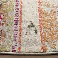 Safavieh Monaco Collection Cedric Abstract Round Area Rug