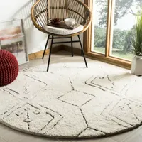 Safavieh Casablanca Collection Claud Geometric Round Area Rug