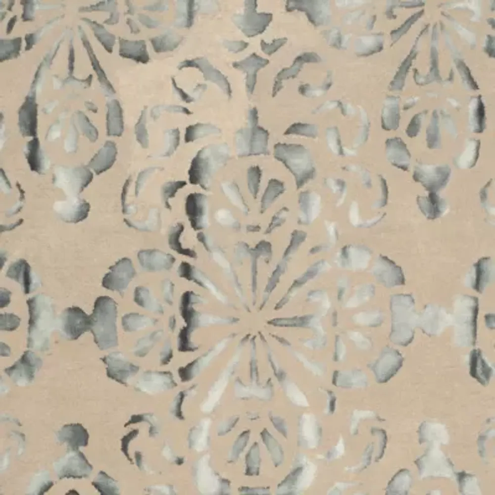 Safavieh Dip Dye Collection Vivyan Floral Round Area Rug