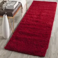 Safavieh Laguna Shag Collection Claes Solid Runner Rug