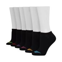 Hanes Ultimate Soft And Lightweight 6 Pair No Show Socks Womens