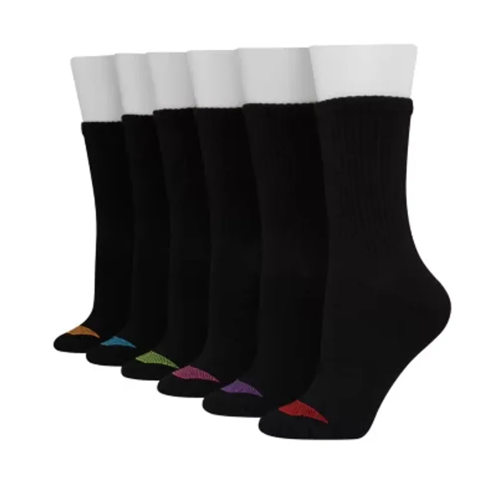 Hanes Ultimate Soft And Lightweight 6 Pair Plus Tall Crew Socks