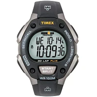 Timex® Ironman Mens Black Digital Chronograph Watch 5E901