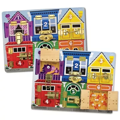 Melissa & Doug Latches Learning Board