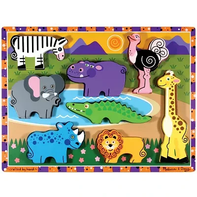 Melissa & Doug Safari Chunky Wooden Puzzle