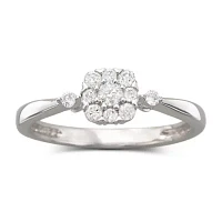 1/4 CT.T.W. Natural Diamond Promise Ring Sterling