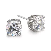 DiamonArt® Cubic Zirconia Silver Stud Earrings