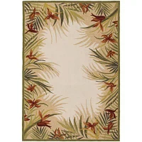 Couristan® Tropics Garden Indoor/Outdoor Rectangular Rug