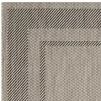 Safavieh Courtyard Collection Lorna Stripe Indoor/Outdoor Square Area Rug