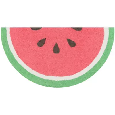 Novogratz Cucina Watermelon Hooked Indoor Wedge Accent Rug