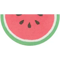 Novogratz Cucina Watermelon Hooked Indoor Wedge Accent Rug