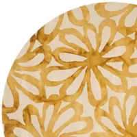 Safavieh Dip Dye Collection Chloe Floral Round Area Rug