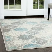 Home Dynamix Boho Andorra Ikat Loomed Indoor Round Area Rug